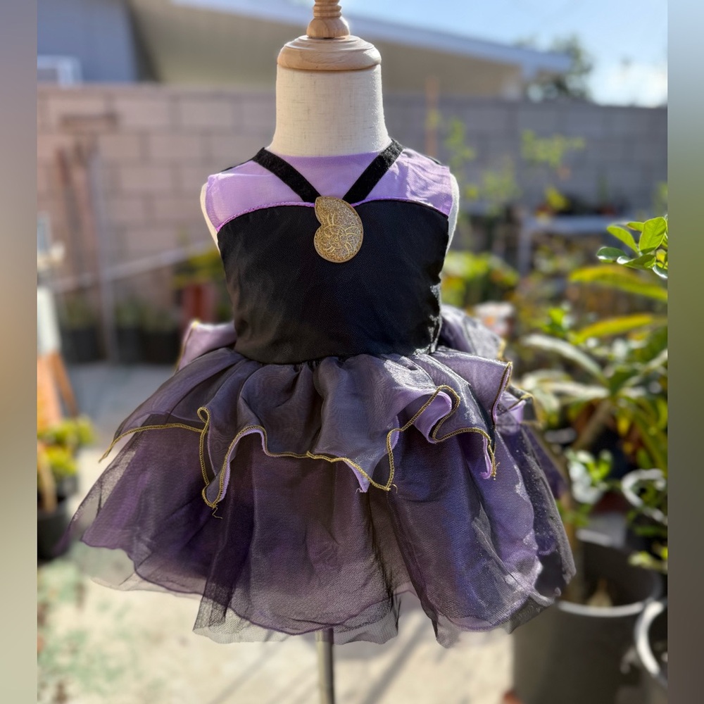 Disney Ursula Purple and Black Kids Halloween Costume